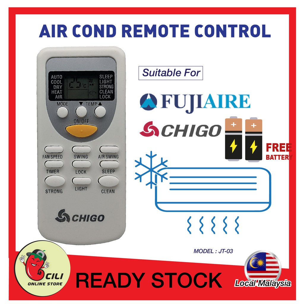 fujiaire ac remote