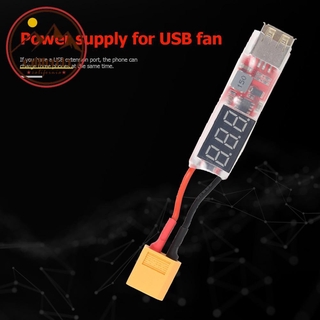 2S-6S Lipo Lithium Battery XT60 Plug to USB Charger Converter Adapter Board 