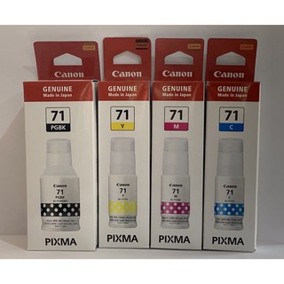 Genuine Canon Ink 71 BLACK or 71 Colored for G1020, G2020, G3020 and ...