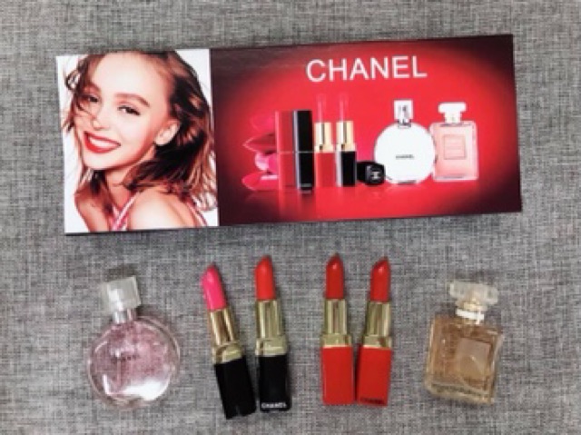 chanel lip and fragrance set