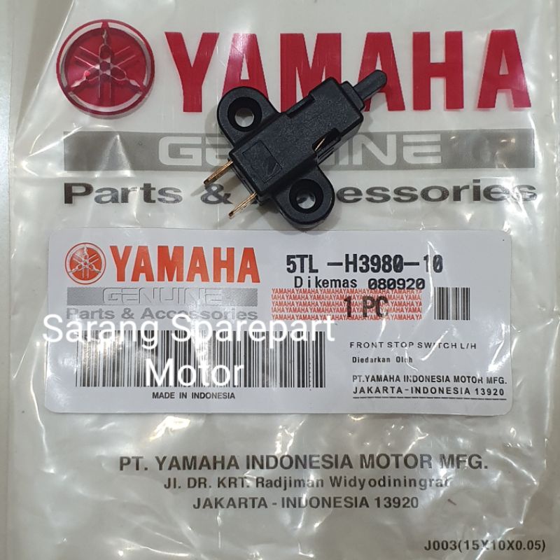 Yamaha Mio Series Left Brake Switch 5TLH398010 for Motor Parts