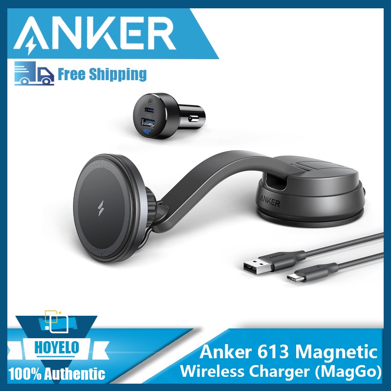 Anker Wireless Charger (MagGo), 613 Car Charging Mount with 2
