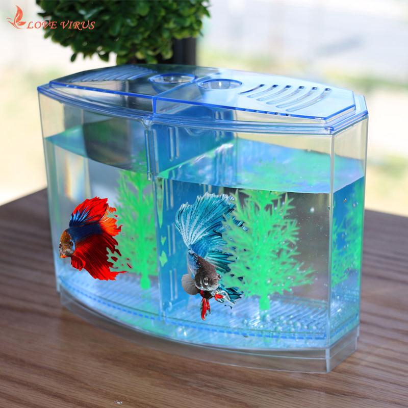 1L 2L Betta Fish Tank Spawning Box Goldfish Spawning Fish 