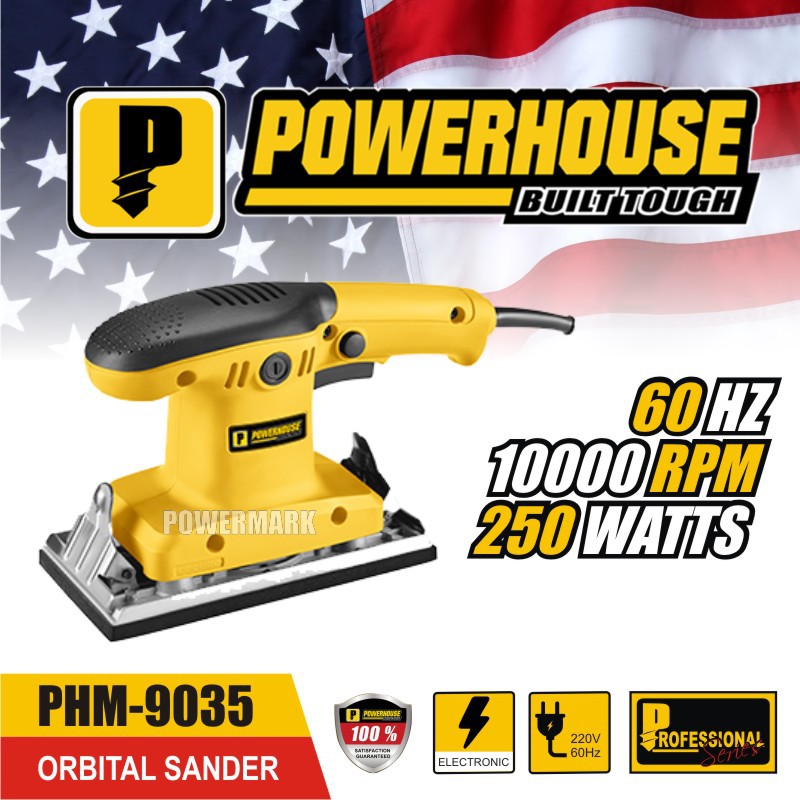 Powerhouse PHM9035 Orbital Sander Shopee Philippines