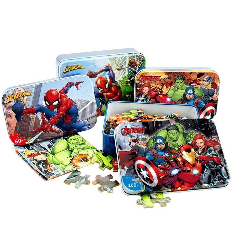 MARVEL Avengers 4 in 1 Puzzles Kids toys boys