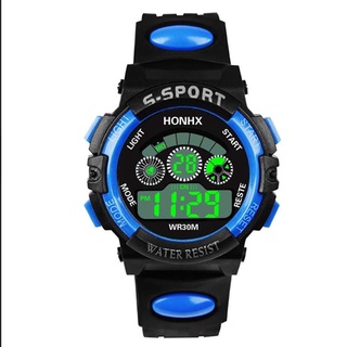 g shock for men 2pcs 5-color Watch Children Boys Waterproof Digital LED Sports Camouflage Kid's Wat #3