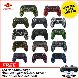 PS4 DS4 Controller Army Camo Camou Camouflage Silicone Case