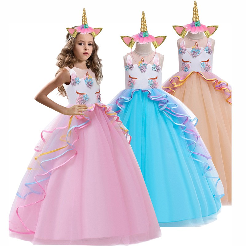 unicorn dress gown