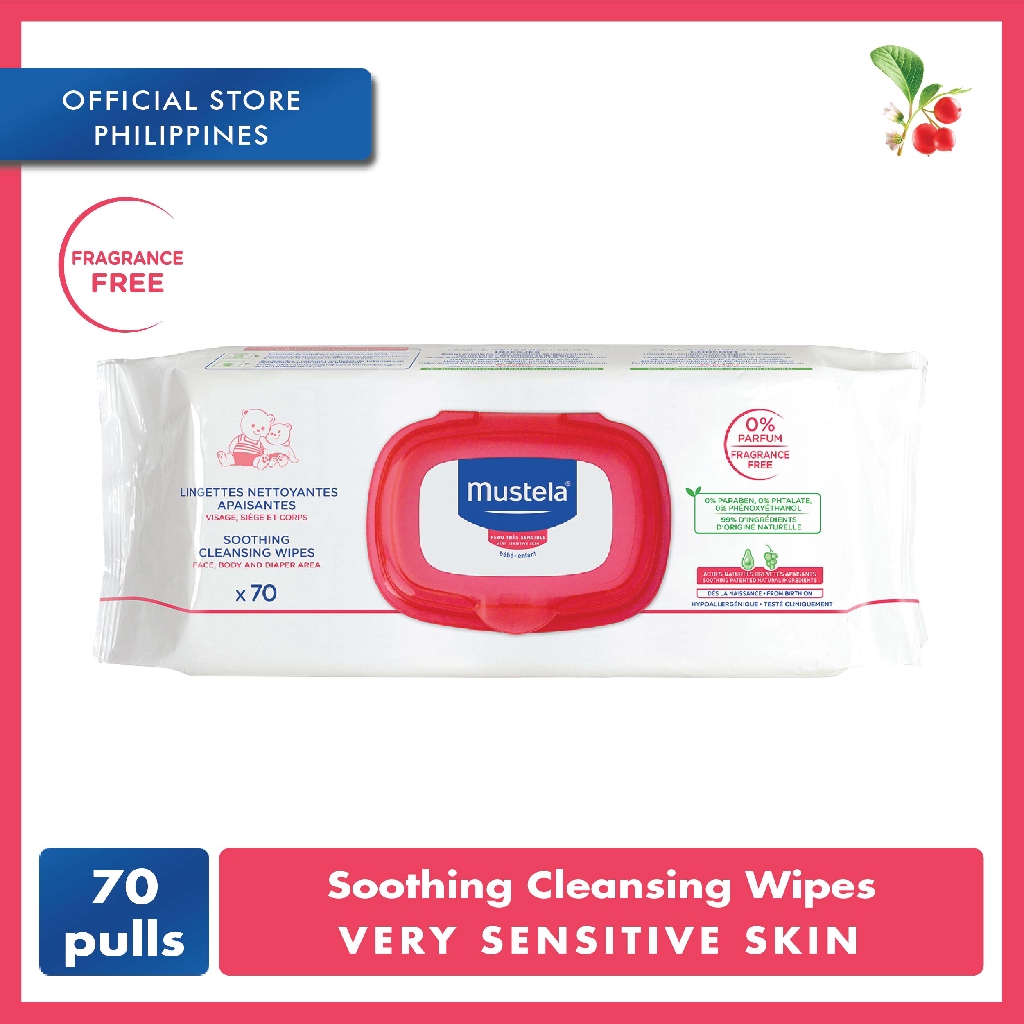 mustela face wipes
