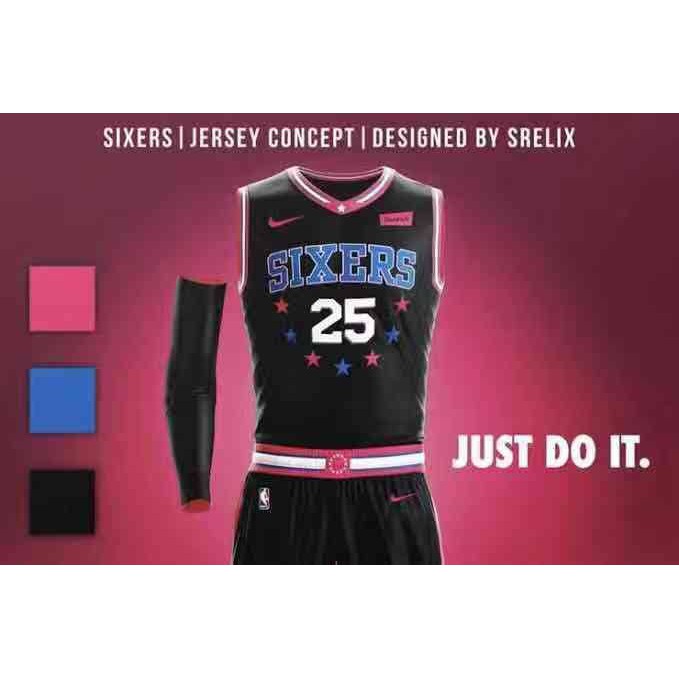 sixers jersey design