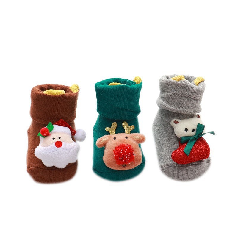 newborn christmas socks