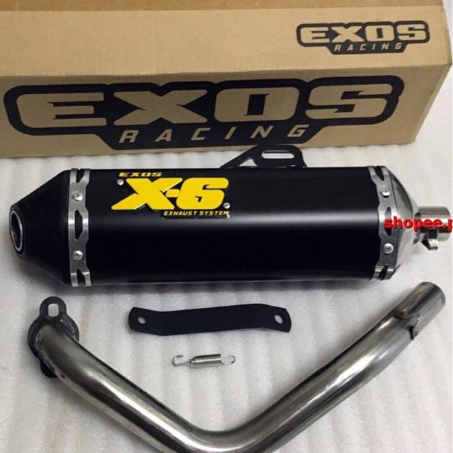 Exos X6 Silent Pipe Mioclicksniperaeroxnmaxskydrivexrmsportymio I125beatraider150fury 2015