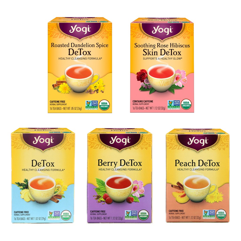 Yogi Tea Detox Caffeine Free 16 Tea Bags Shopee Philippines