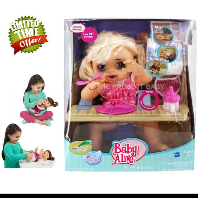 does baby alive talk