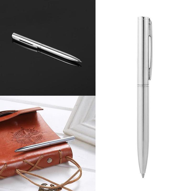 1pcs/lot mini metal ballpoint pen rotating pocket-size pen ball point pen 