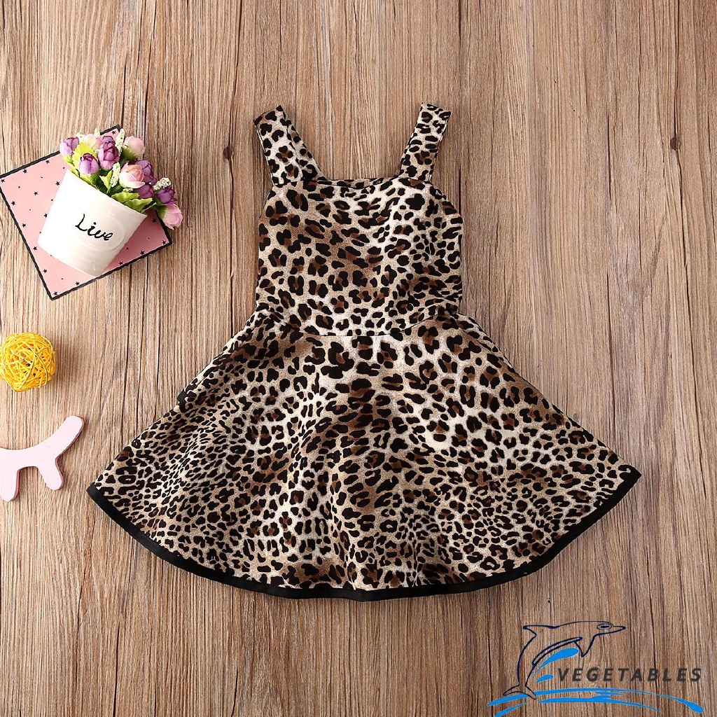 leopard print baby dress