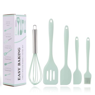 5PC Baking Utensils Mint Black Red Pink Green 5pcs bake tools 5 pc utensil #2