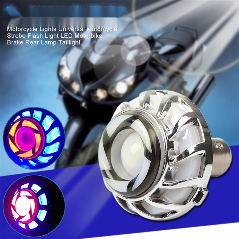 Motorcycle LED brake motor light Angel Eye light Tail Flash Motor