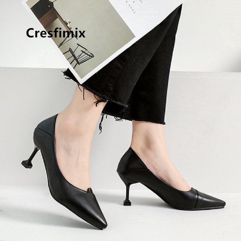 pointed toe slip on heels