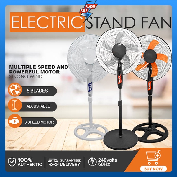 union electric fan Home Beauti electric fan 16 inches stand fan desk