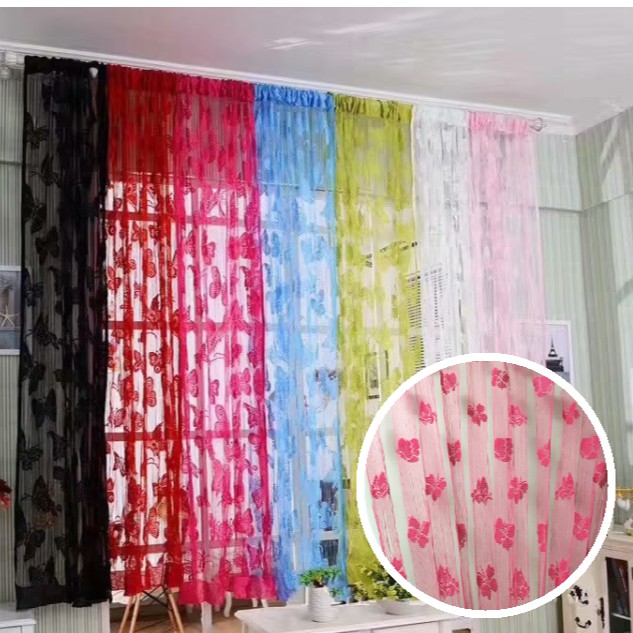 Hans New Romantic Small Butterfly String Curtain Line Shaped Door