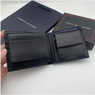 Tommy Hilfiger Tommy Coin Purse Plain Wallet Coin Purse Card Men's Short Clip Men's Wallet Men's Mu #8