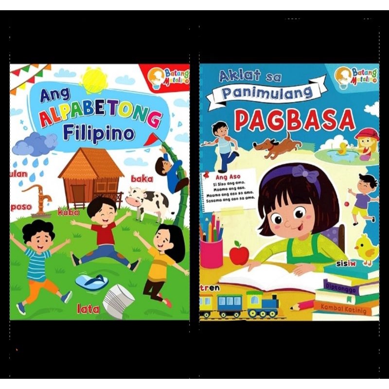 Aklat ng Alpabetong Filipino o Panimulang Pagbasa | Shopee Philippines