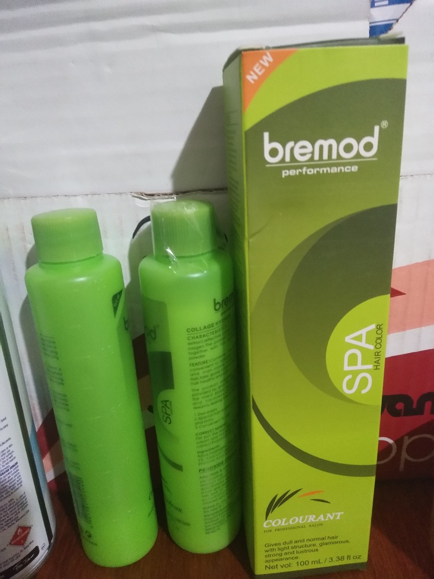 Bremod Performance Hair Color Hair Dye ( Natural /0 ) With Oxidant ...