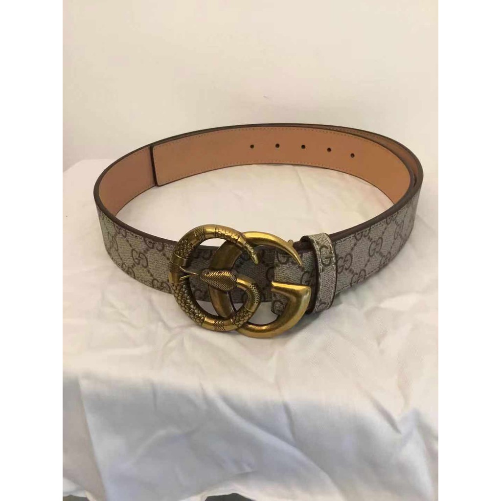 gucci black snake belt
