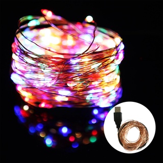 0cm 300cm 500cm 1000cm Led String Lights Copper Wire Fairy Lights Night Light For Christmas Garland Room Bedroom Indoor Wedding Decoration Lamp Shopee Philippines