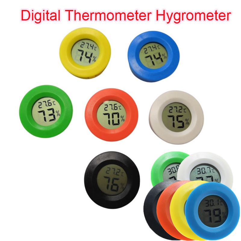 LCD Mini Digital Thermometer Hygrometer Temperature Sensor Cooking