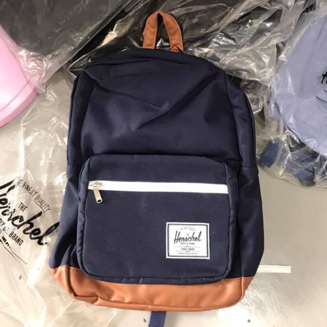 herschel pop quiz navy tan