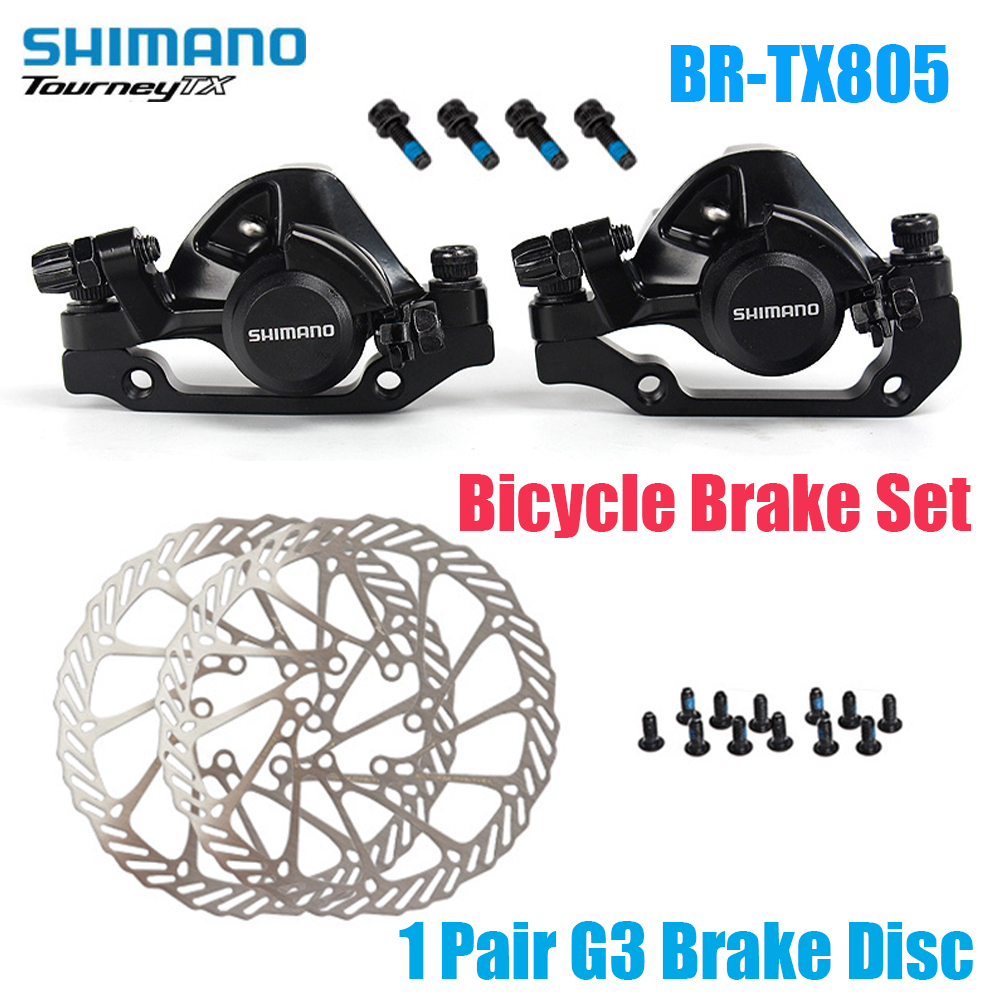 shimano mechanical disc brake set
