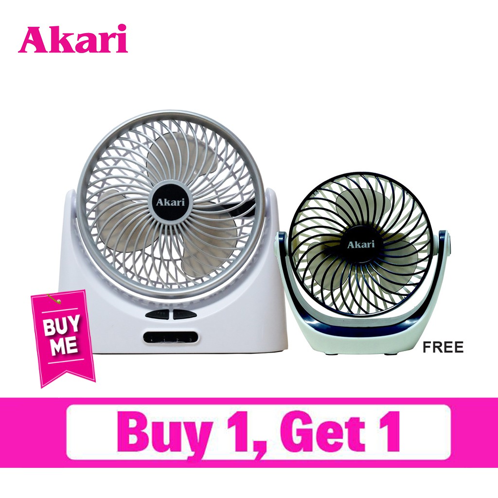 akari rechargeable fan