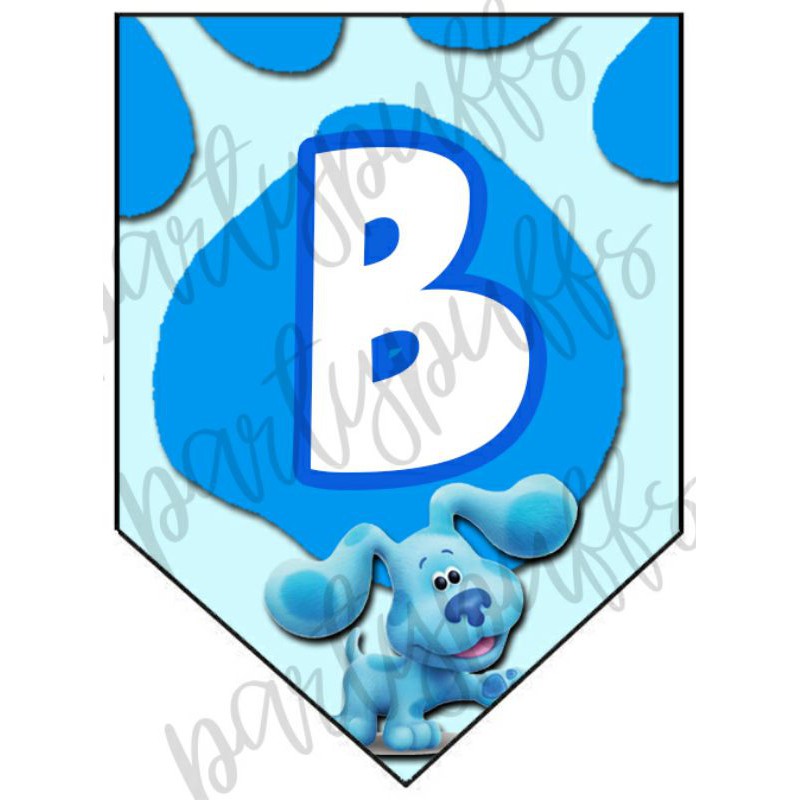 DYI PRINTABLE DIGITAL File Blues Clues Birthday Bann Fresh, 47% OFF