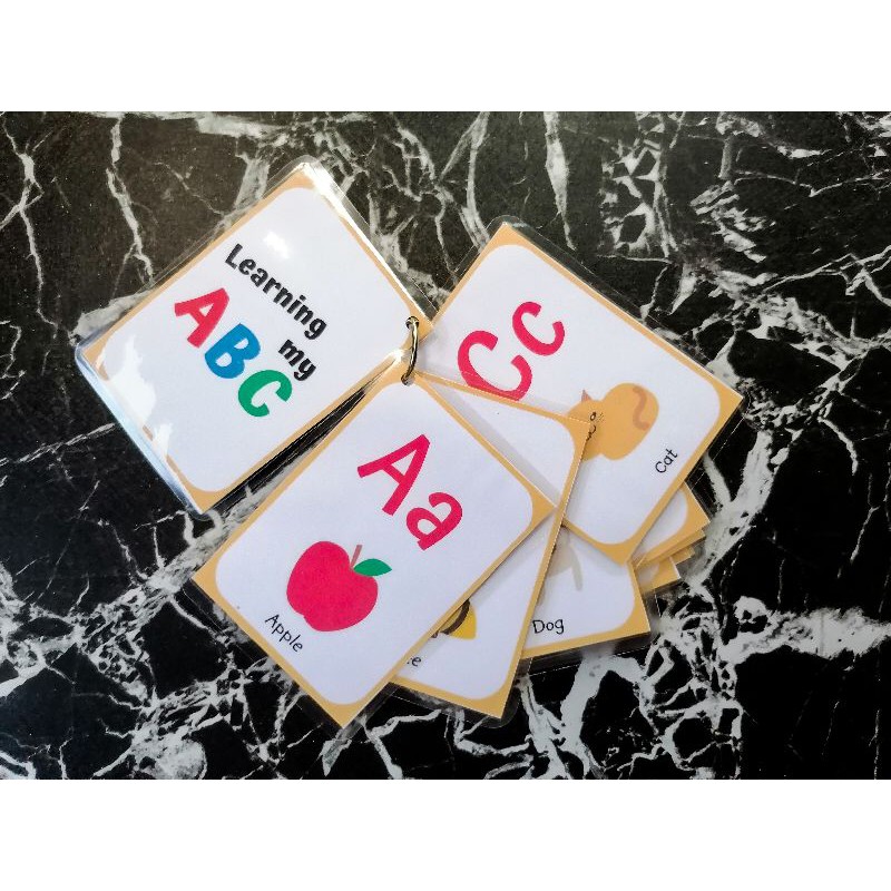 Alphabet Flashcards Laminated Shopee Philippines