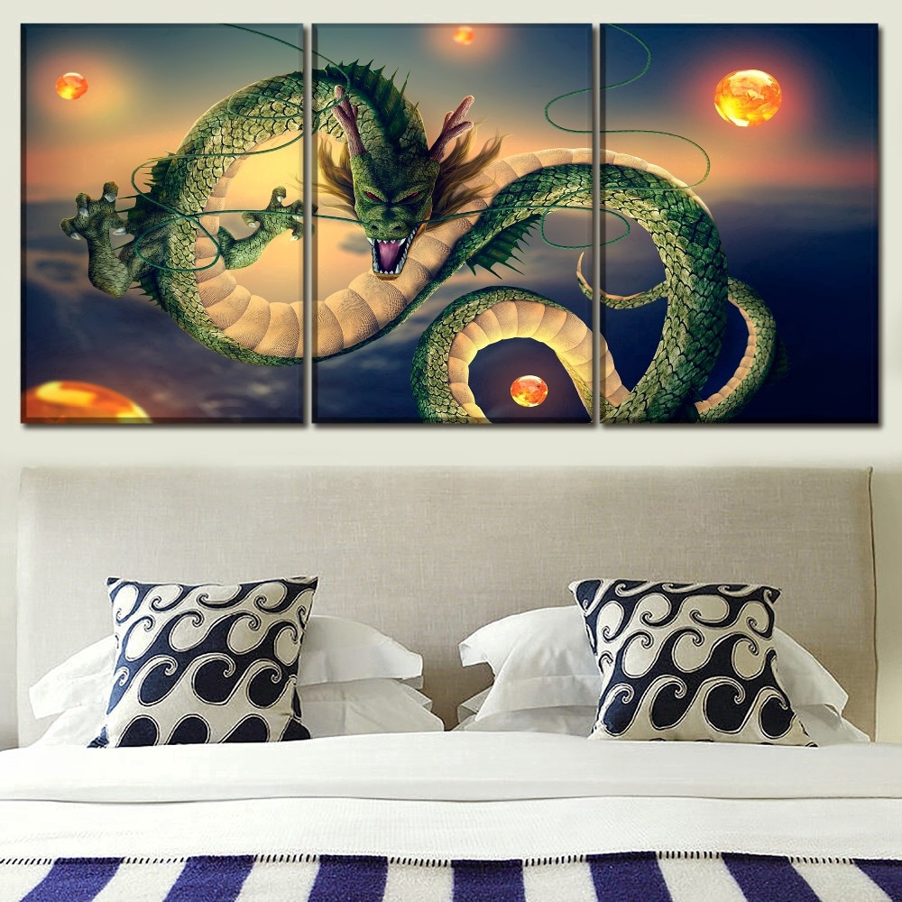 Cartoon Painting Dragon Ball Z Super Goku Canvas Picture Wall Art Home Decor For Living Room Poster Hd Print 5 Piece Anime Frame Shopee Philippines