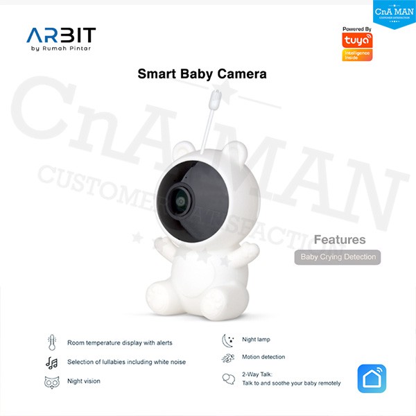 wifi baby monitor with temperature sensor