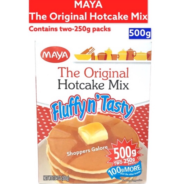 NEW!!! MAYA THE ORIGINAL HOTCAKE MIX 500 g | Shopee Philippines