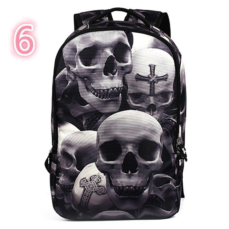 skull backpacks for school