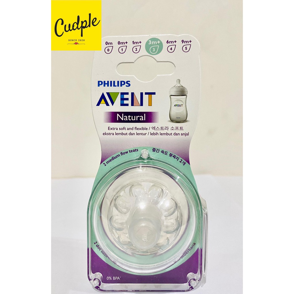 avent natural teats 3m 