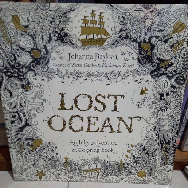 Coloring Books for Adults Johanna Basford Magical Garden,Enchanted Forest, Lost Ocean, Secret Garden