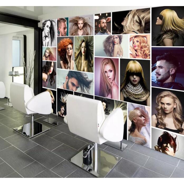Fashion Barber Shop Beauty Salon 3D Photo Wallpaper Korean Semi-Permanent  Tattoo Makeup Shop Industrial Decor 3d | Shopee Philippines