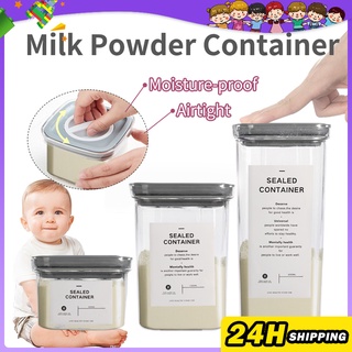 Twist Lock Milk Storage Container Baby Airtight Milk Powder Container Food Storage Milk Dispenser