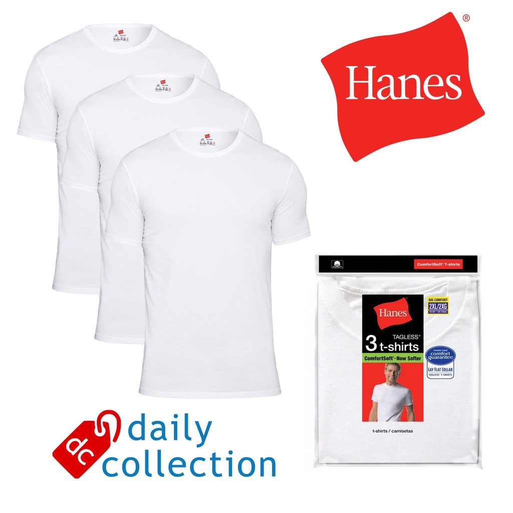 hanes t shirts sizing