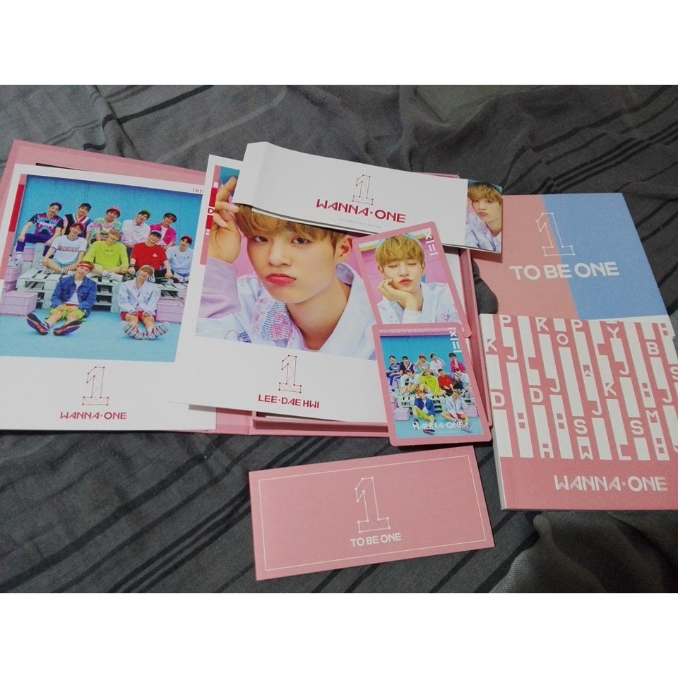 Wanna One To Be One Album Pink Ver Daehwi Inclusion Free Sf Shopee Philippines