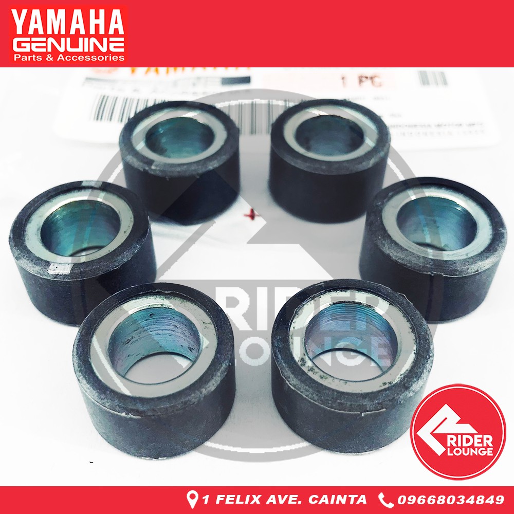 Rider Lounge GENUINE YAMAHA ROLLER WEIGHT (Set Of 6, 13g)for Yamaha Mio ...