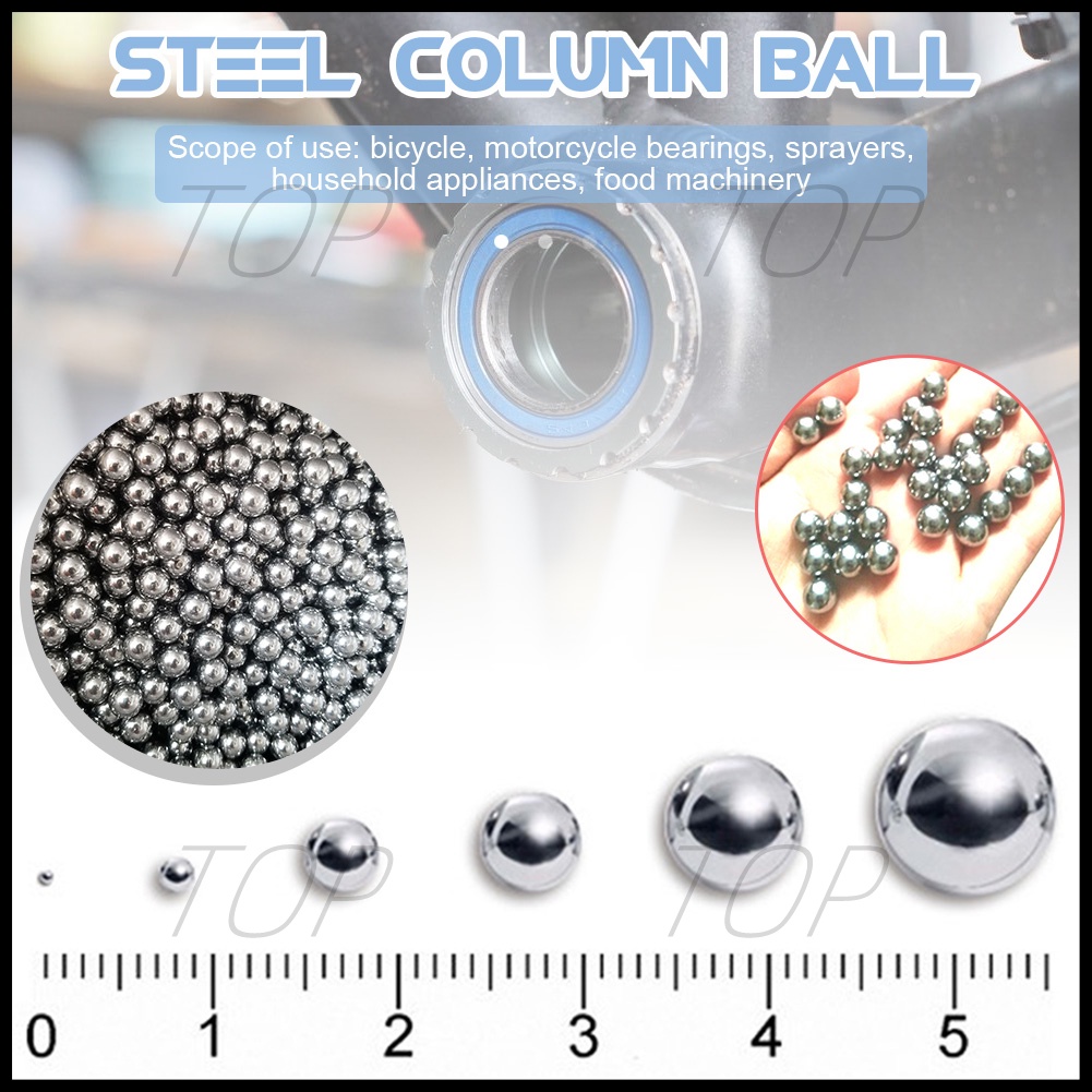 50Pcs 200Pcs Industrial Bicycle Stainless Steel Balls Ball Bearings 2/3/4/5/6mm 
