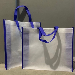 1 Pcs Handle Eco Bag Color Lining Non-woven Shopping Tote Bag 4 Sizes Loop Handbag Eco Friendly Bag