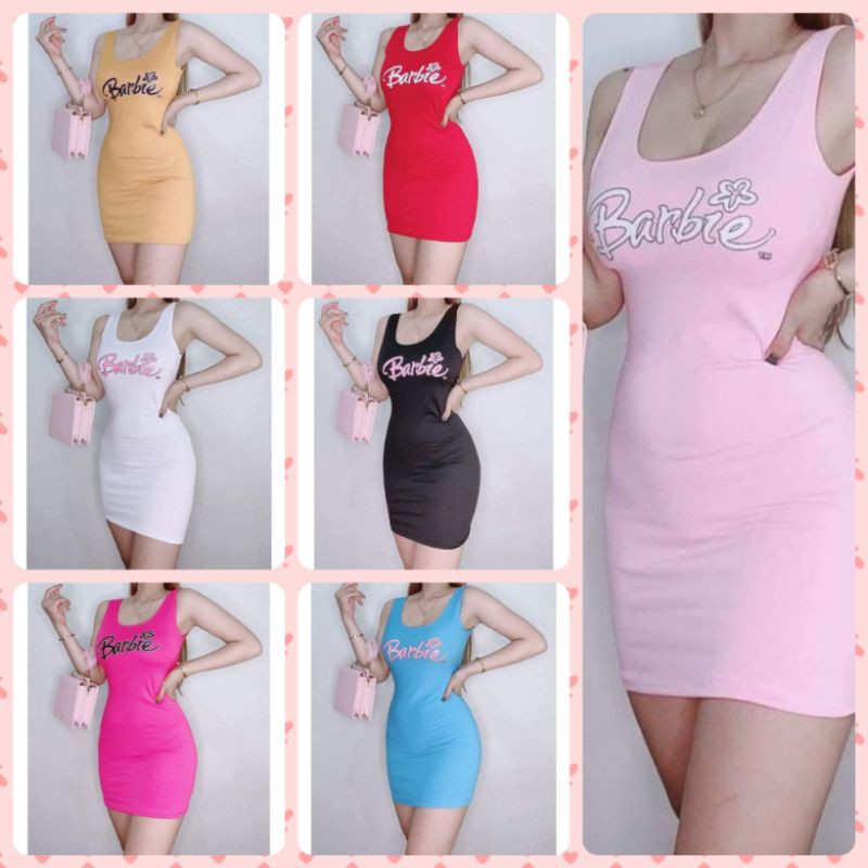barbie print dress